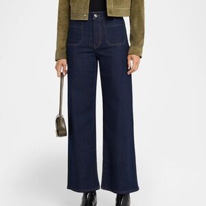 FRAME Le Slim Palazzo Modernist Pocket Jeans